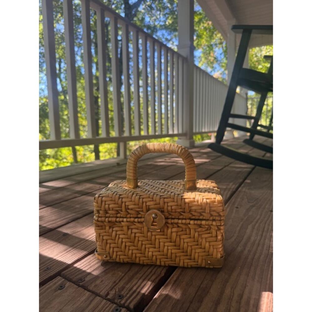Vintage Peck & Peck Fifth Avenue New York Wicker Purse